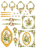 IOD Inlays - PETITE FLEUR PINK IOD PAINT INLAY 12X16 PAD™