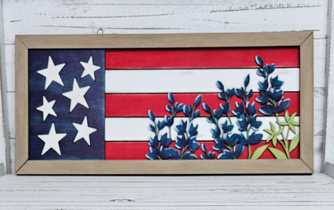 Bluebonnet Flag