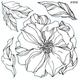 Peonies 12×12 IOD Stamps™