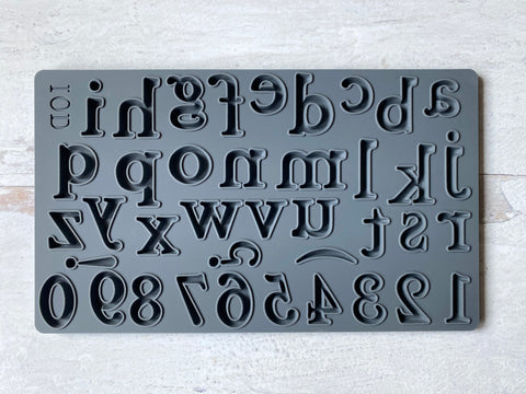 IOD Decor Mould Harper Alphabet